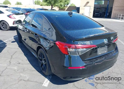 2022 Honda Civic Sport z USA, uszkodzony, nr VIN 2HGFE2F59NH523676